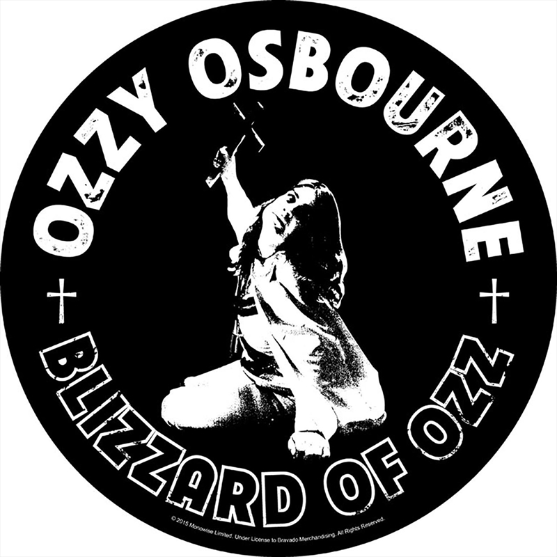 Ozzy Osbourne - Blizzard Of Ozz (Backpatch) - Patch/Product Detail/Buttons & Pins