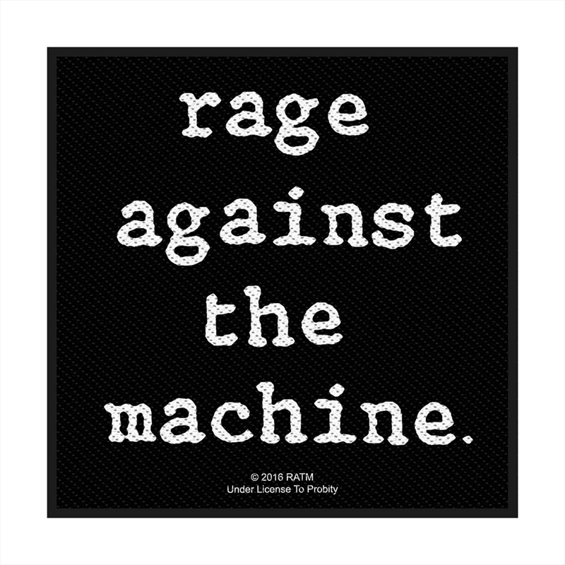 Rage Against The Machine - Logo - Patch/Product Detail/Buttons & Pins