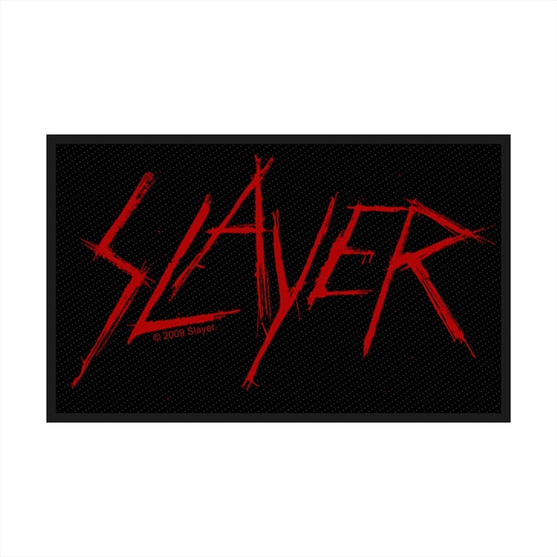 Slayer - Scratched Logo - Patch/Product Detail/Buttons & Pins