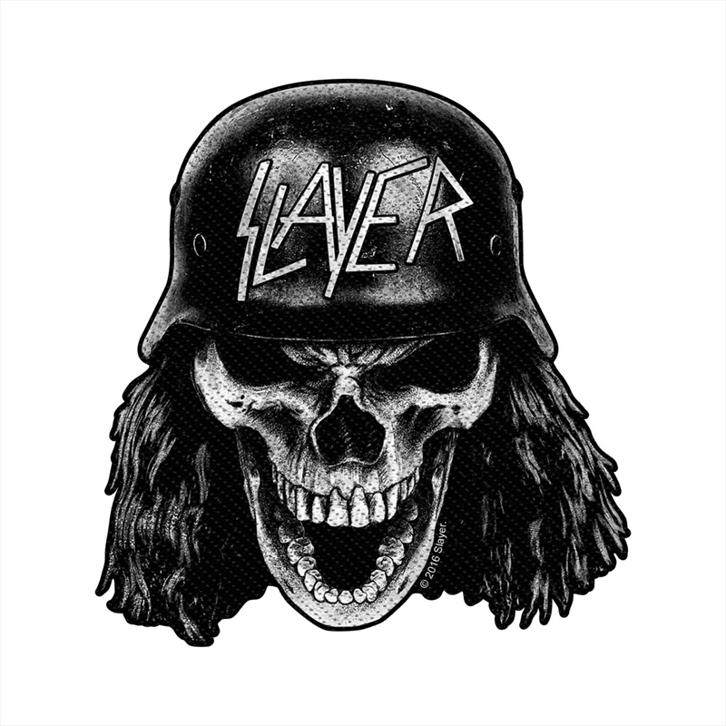 Slayer - Wehrmacht Skull Cut Out - Patch/Product Detail/Buttons & Pins