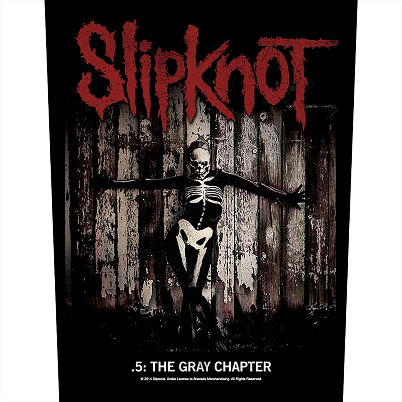 Slipknot - The Gray Chapter (Backpatch) - Patch/Product Detail/Buttons & Pins