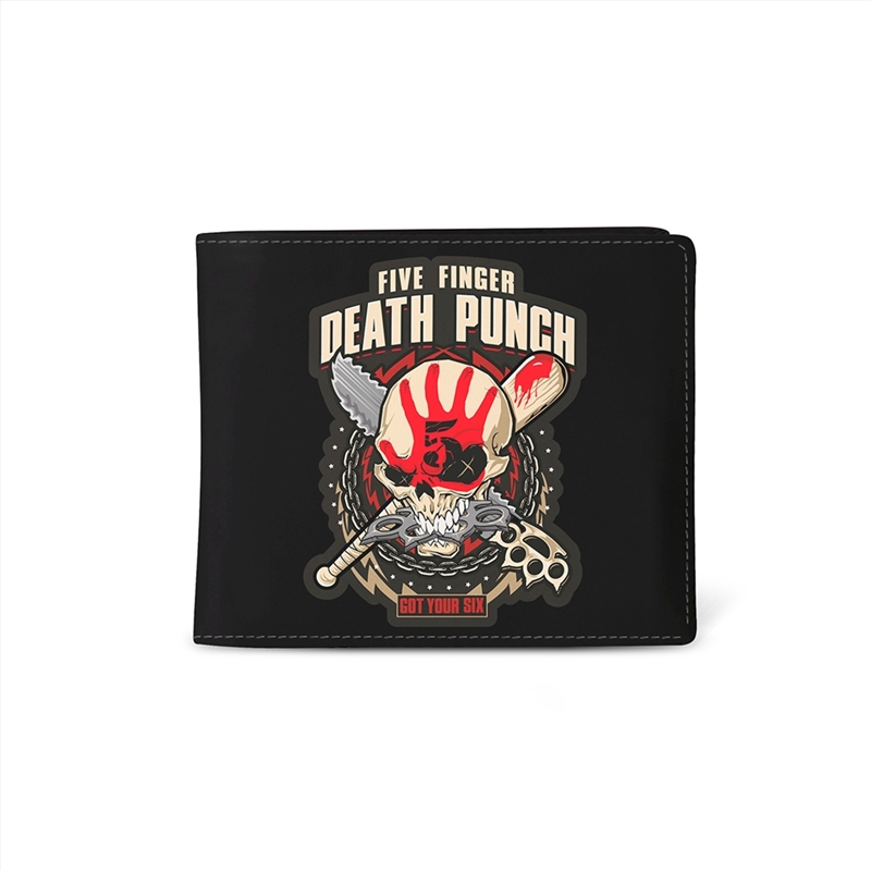 Five Finger Death Punch - Got Your Six - Wallet - Black/Product Detail/Wallets