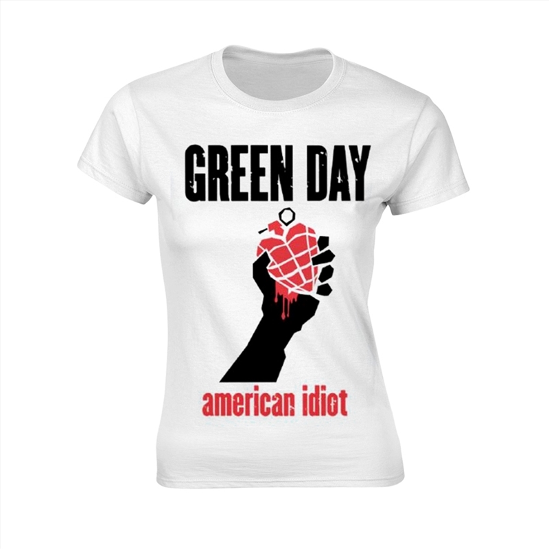 Green Day - American Idiot Heart - White - MEDIUM/Product Detail/Shirts