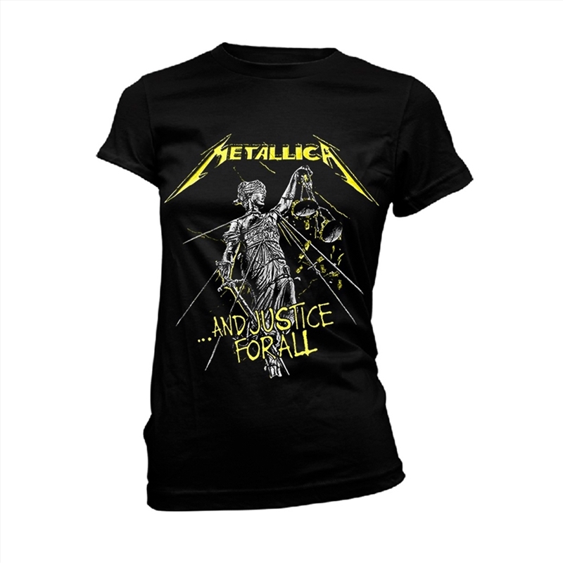 Metallica - And Justice For All Tracks - Black - LARGE/Product Detail/Shirts