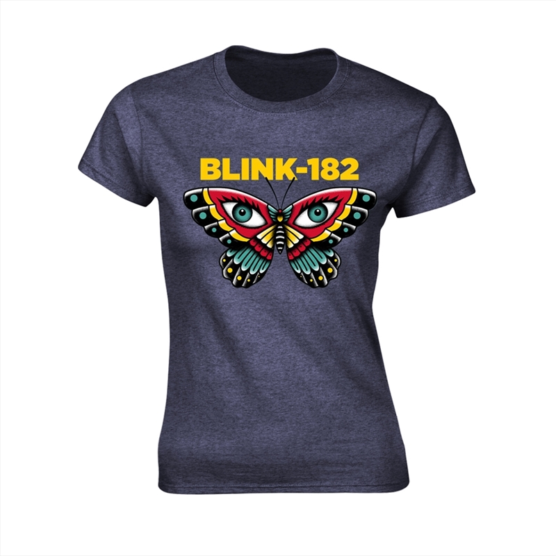 Blink 182 - Butterfly - Blue - SMALL/Product Detail/Shirts