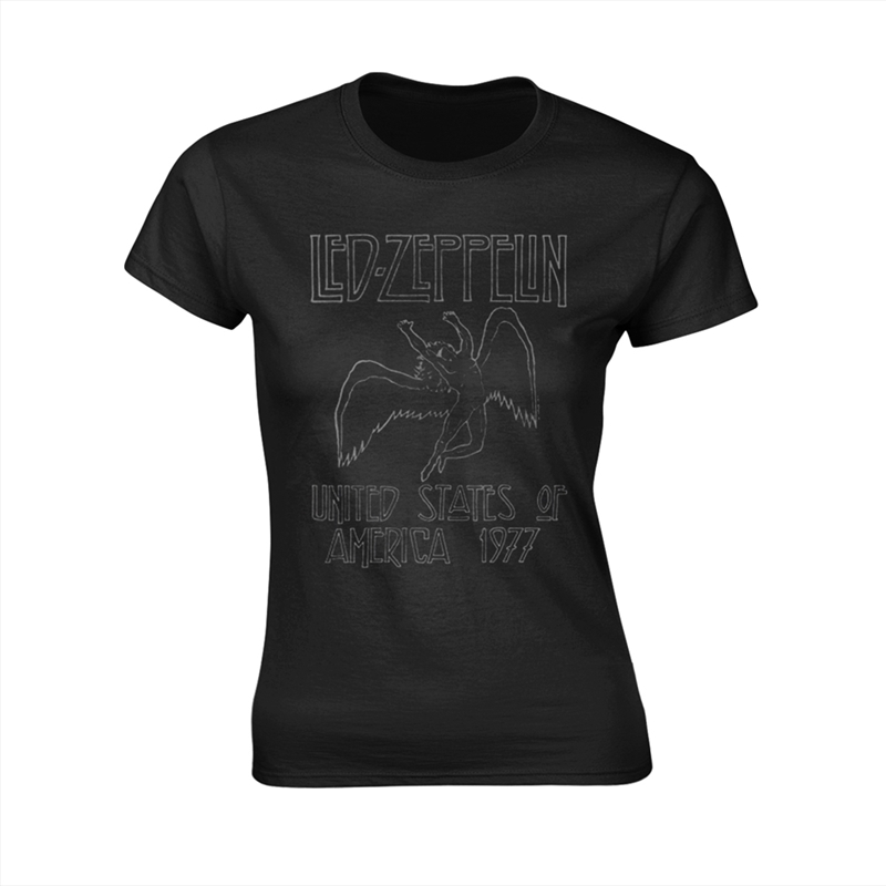 Led Zeppelin - Usa 1977 - Black - MEDIUM/Product Detail/Shirts