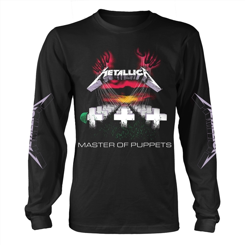 Metallica - Master Of Puppets Tracks - Black - SMALL/Product Detail/Shirts