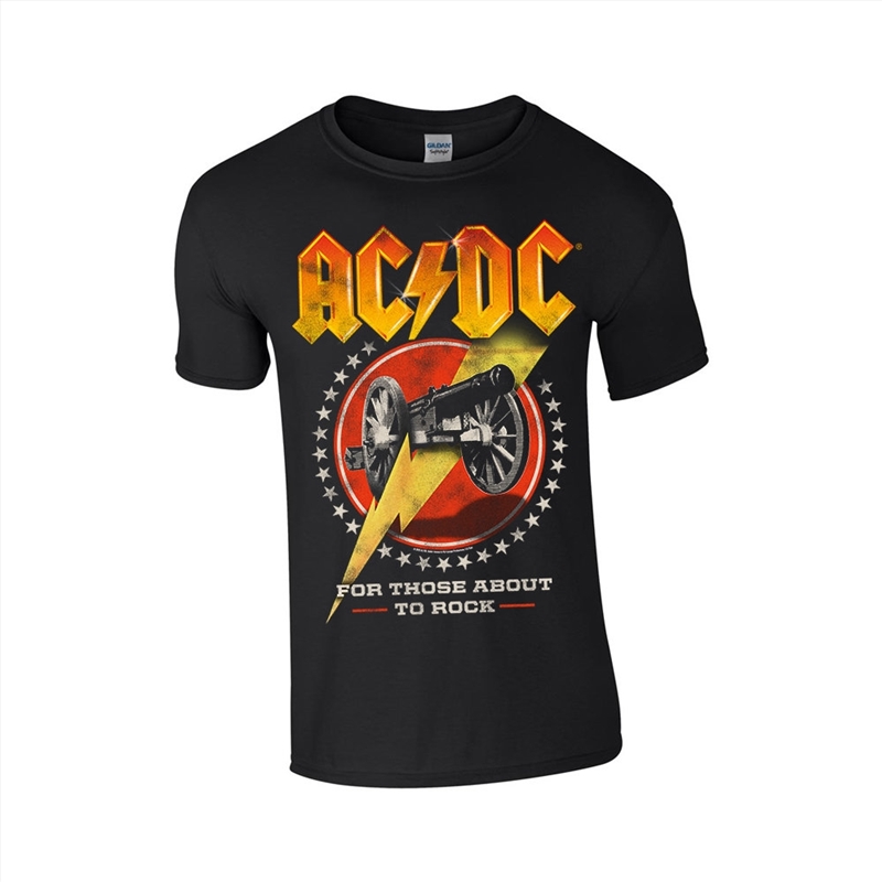 AC/DC - For Those About To Rock New - Black - SMALL/Product Detail/Shirts