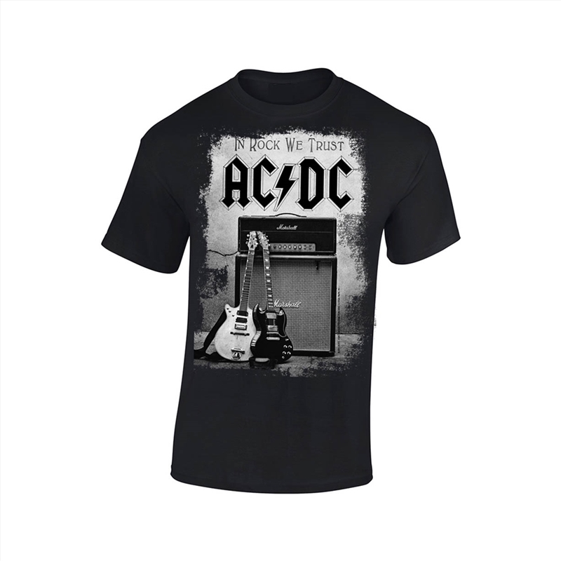 AC/DC - In Rock We Trust - Black - SMALL/Product Detail/Shirts