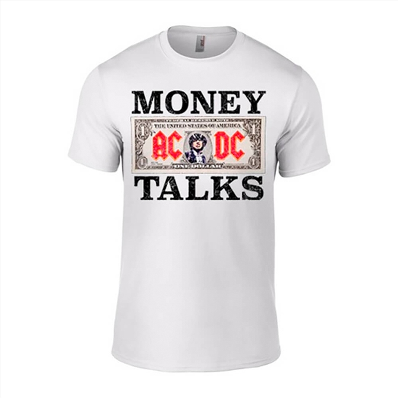 AC/DC - Money Talks - White - MEDIUM/Product Detail/Shirts