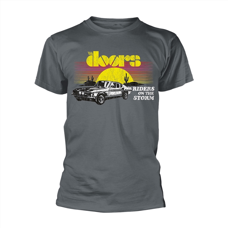 Doors, The - Riders On The Storm - Grey - SMALL/Product Detail/Shirts