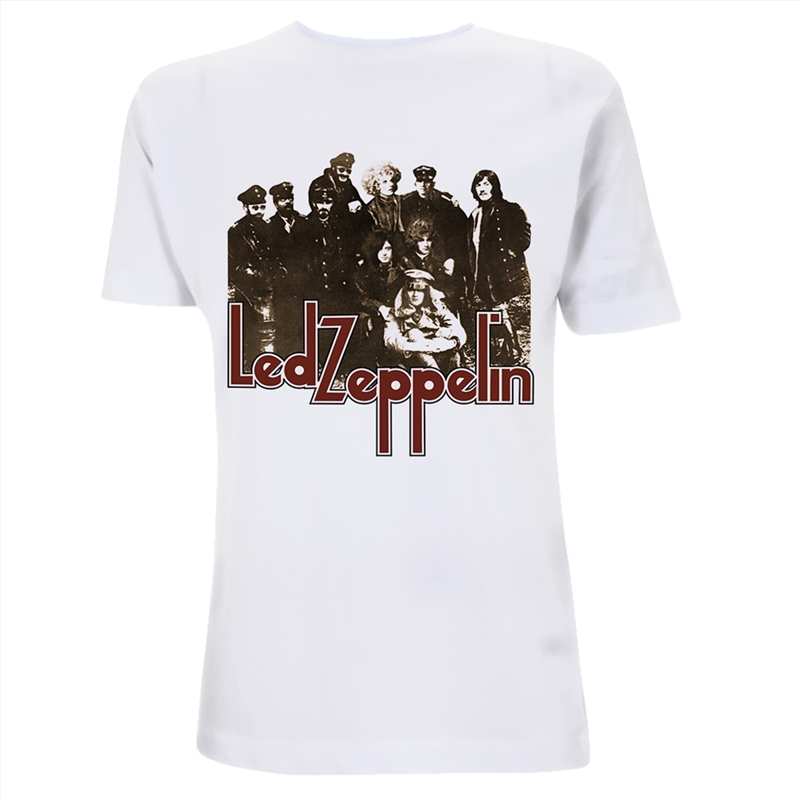 Led Zeppelin - Lz Ii Photo - White - SMALL/Product Detail/Shirts