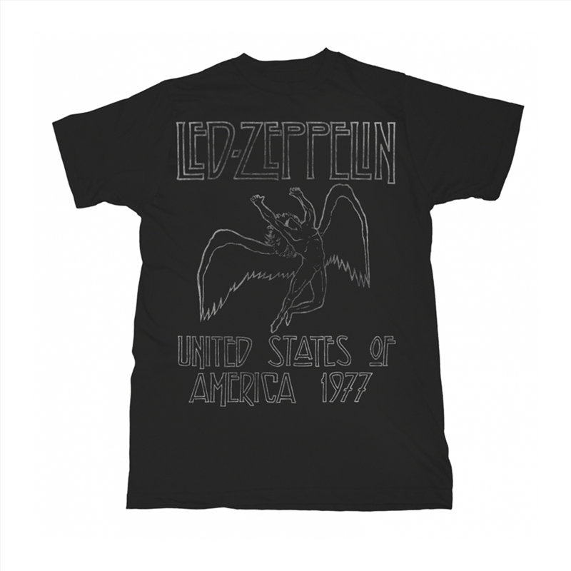 Led Zeppelin - Usa 1977 - Black - SMALL/Product Detail/Shirts