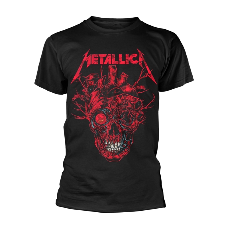 Metallica - Heart Skull - Black - SMALL/Product Detail/Shirts