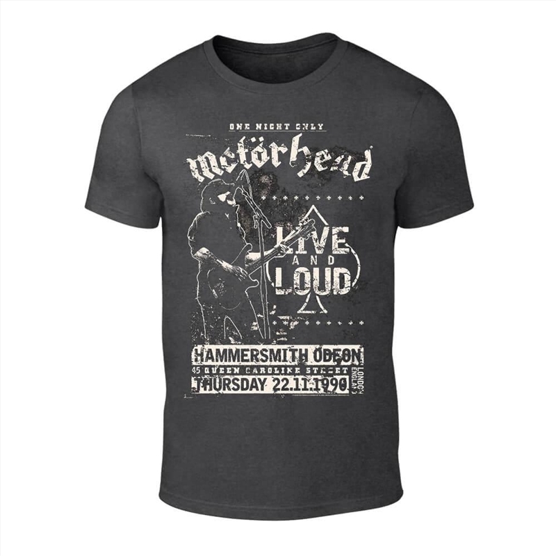 Motorhead - Live And Loud - Grey - SMALL/Product Detail/Shirts