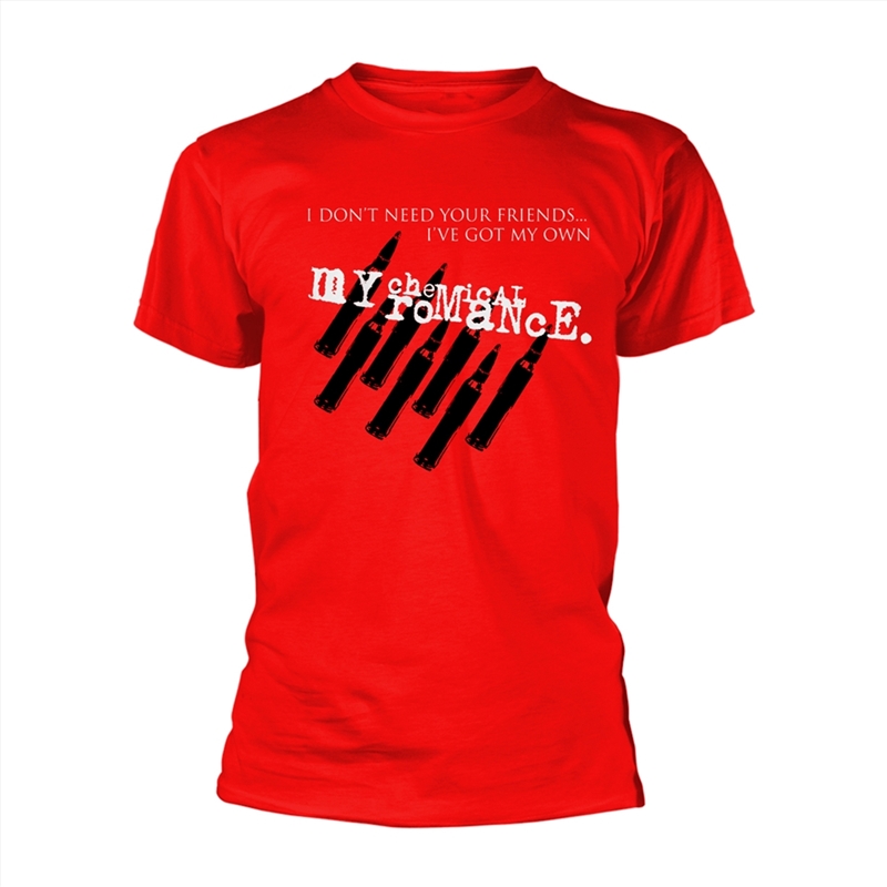 My Chemical Romance - Friends - Red - MEDIUM/Product Detail/Shirts