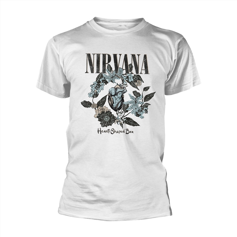 Nirvana - Heart Shaped Box - White - SMALL/Product Detail/Shirts