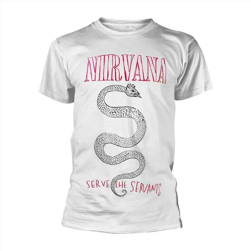 Nirvana - Serpent Snake - White - SMALL/Product Detail/Shirts