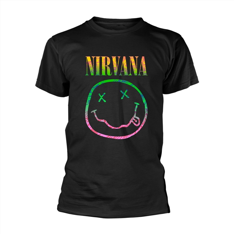 Nirvana - Sorbet Ray Smiley - Black - XL/Product Detail/Shirts