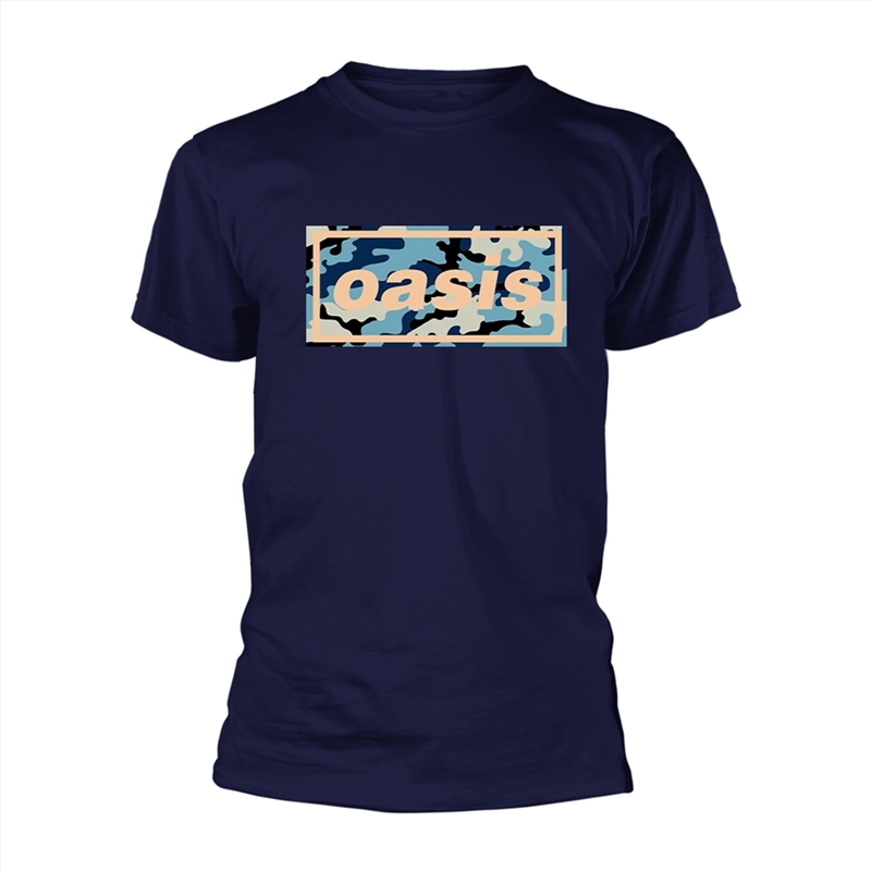 Oasis - Camo Logo - Navy Blue - XL/Product Detail/Shirts