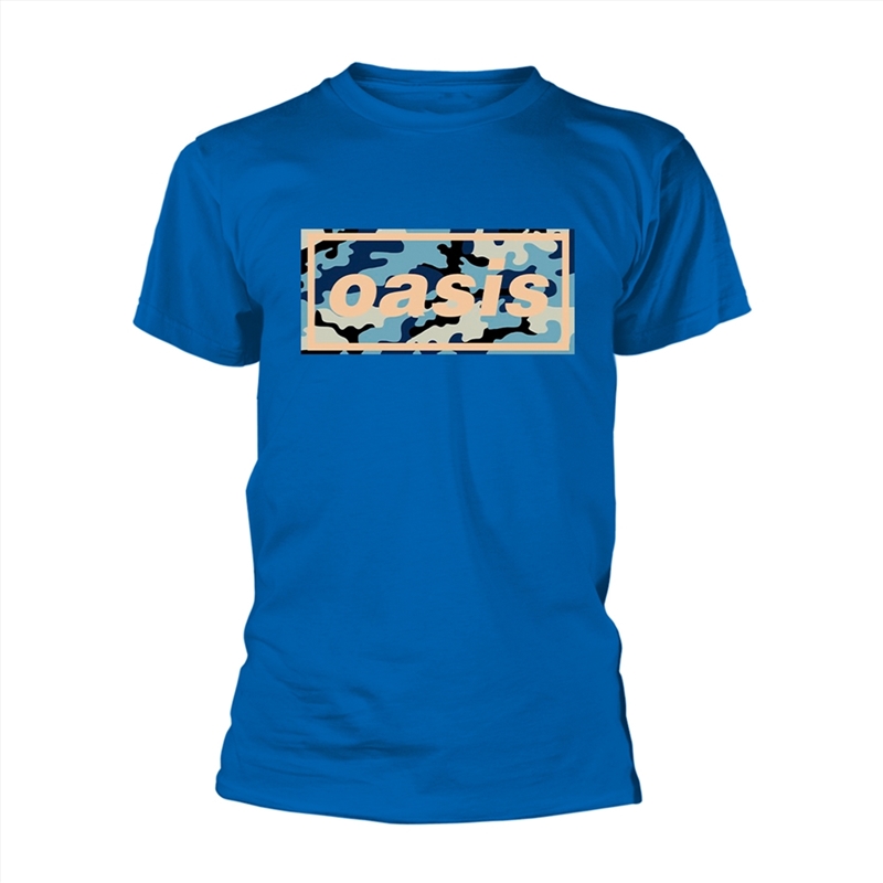 Oasis - Camo Logo - Royal Blue - SMALL/Product Detail/Shirts