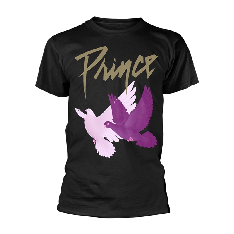 Prince - Purple Doves - Black - MEDIUM/Product Detail/Shirts