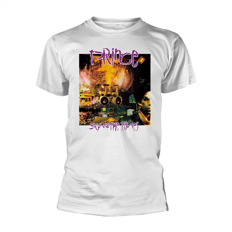 Prince - Sign O' The Times - White - XL/Product Detail/Shirts