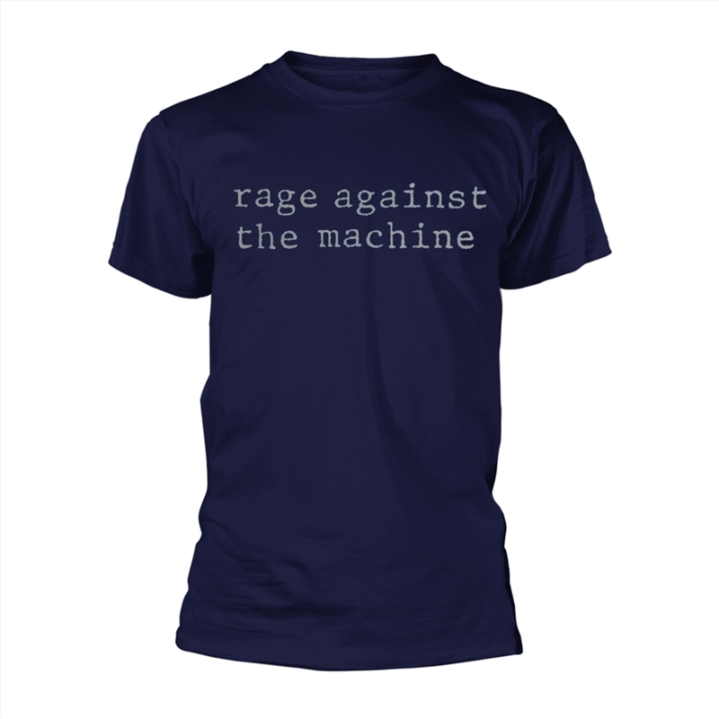 Rage Against The Machine - Original Logo - Blue - SMALL/Product Detail/Shirts