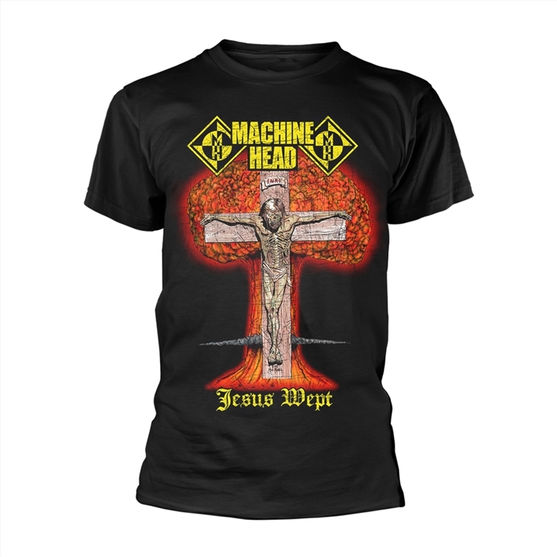 Machine Head - Jesus Wept - Black - SMALL/Product Detail/Shirts