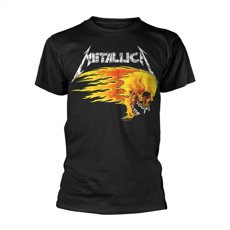 Metallica - Flaming Skull Tour '94 - Black - MEDIUM/Product Detail/Shirts