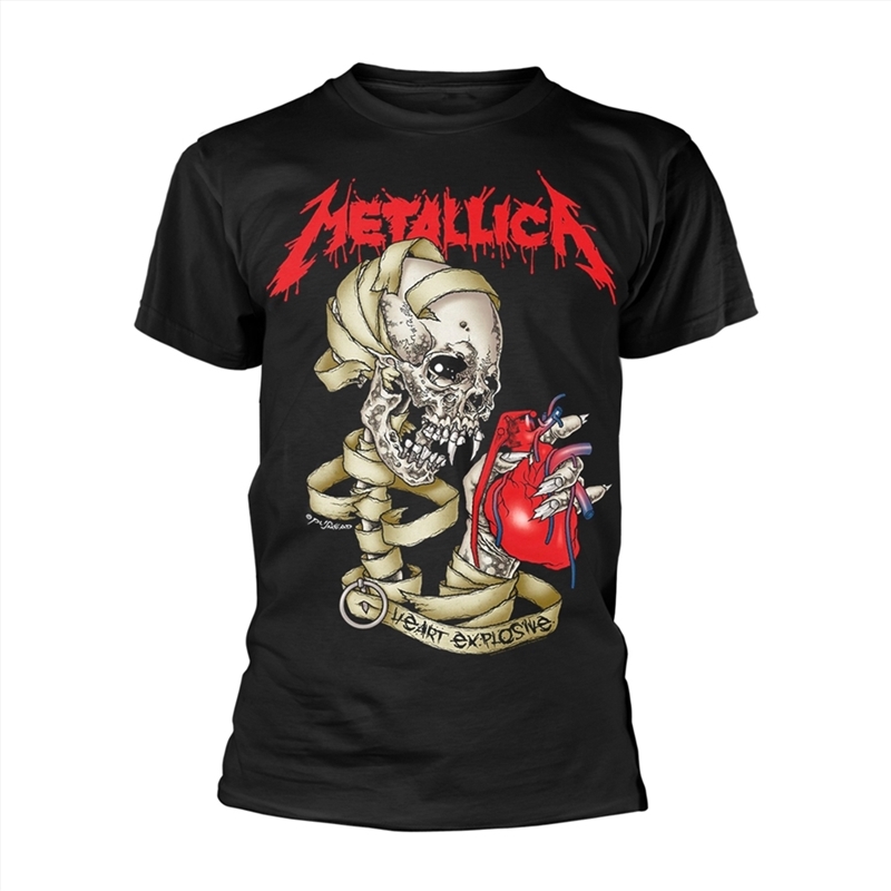 Metallica - Heart Explosive - Black - SMALL/Product Detail/Shirts