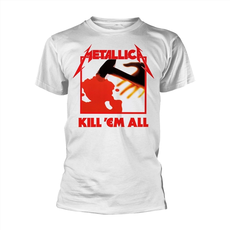 Metallica - Kill 'Em All - White - SMALL/Product Detail/Shirts