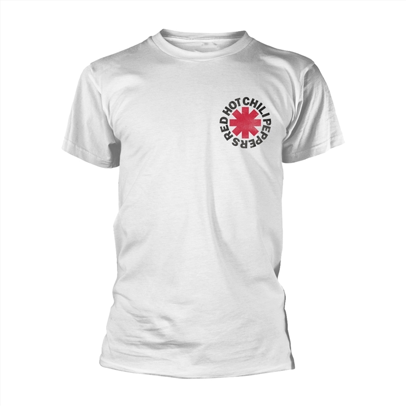 Red Hot Chili Peppers - Worn Asterisk - White - MEDIUM/Product Detail/Shirts