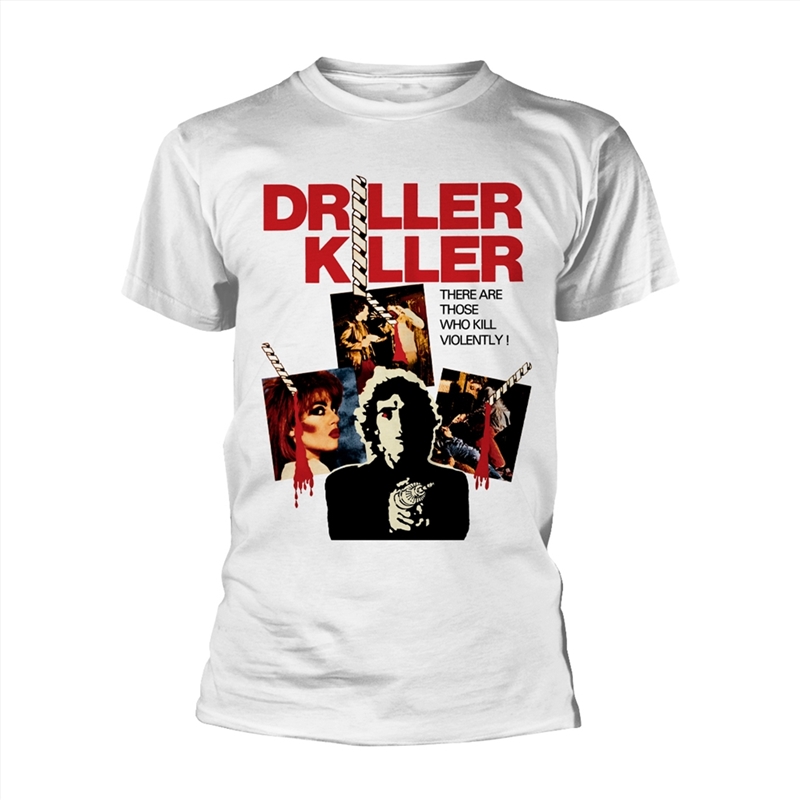 Driller Killer - Driller Killer (Poster) - White - SMALL/Product Detail/Shirts