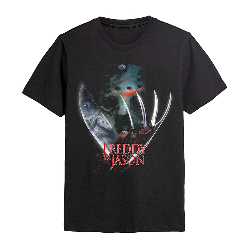 Freddy Vs. Jason - Mask - Black - SMALL/Product Detail/Shirts