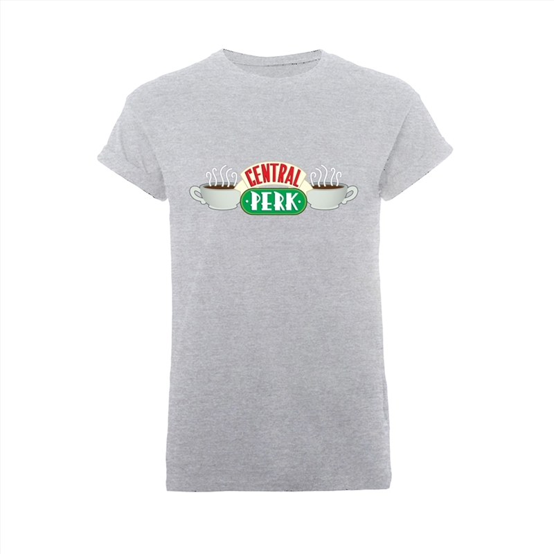 Friends - Central Perk (Rolled Sleeve) - Grey - SMALL/Product Detail/Shirts