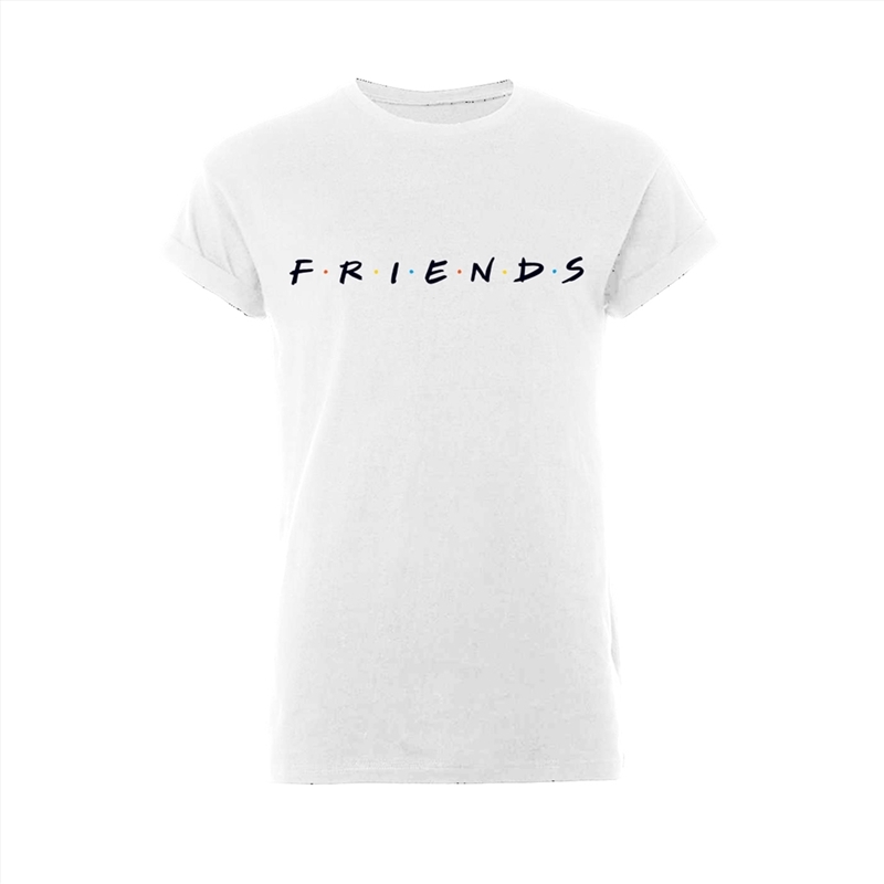 Friends - Logo (Rolled Sleeve) - White - XL/Product Detail/Shirts