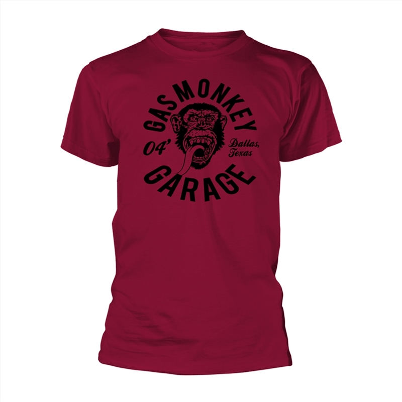 Gas Monkey Garage - Monkey Mechanic - Red - SMALL/Product Detail/Shirts