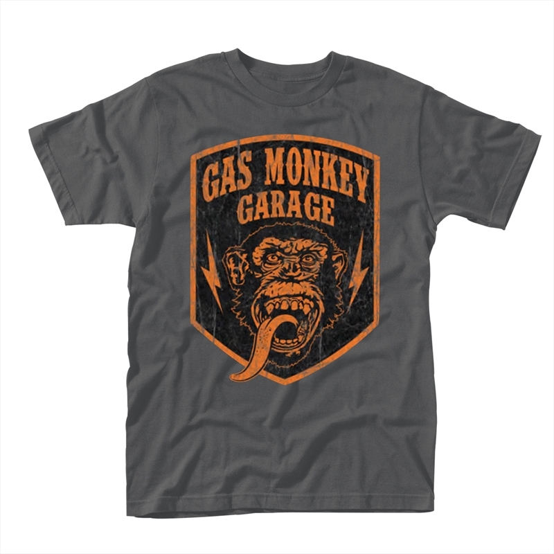 Gas Monkey Garage - Shield - Grey - XXXL/Product Detail/Shirts