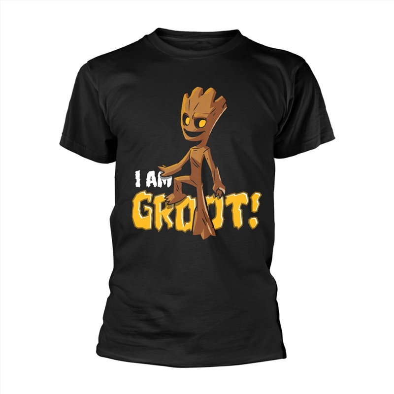 Marvel Guardians Of The Galaxy Vol 2 - Groot - Bold - Black - MEDIUM/Product Detail/Shirts