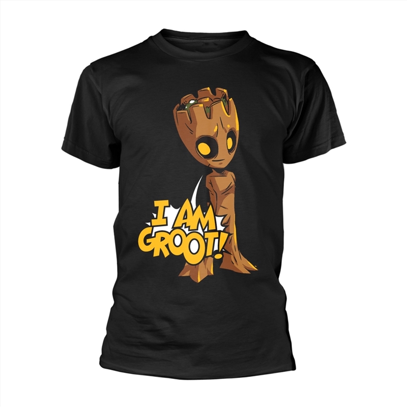 Marvel Guardians Of The Galaxy Vol 2 - Groot - Pop - Black - MEDIUM/Product Detail/Shirts