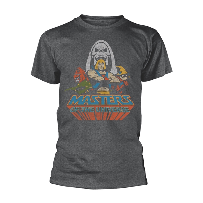 Masters Of The Universe - Team He-Man - Grey - SMALL/Product Detail/Shirts