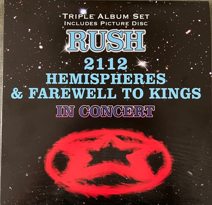 2112. Farewell To Kings & Hemispheres In Concert (Picture Disc) (Blue Vinyl)/Product Detail/Rock/Pop