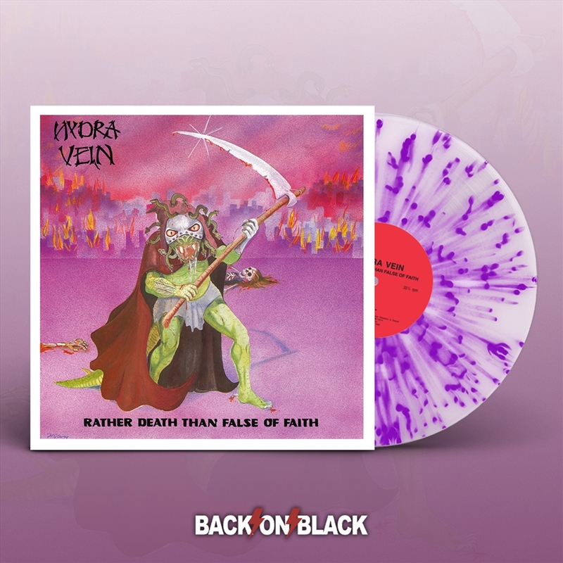 Rather Death Than False Of Faith (Clear/Purple Splatter Vinyl) + 12" Single/Product Detail/Metal