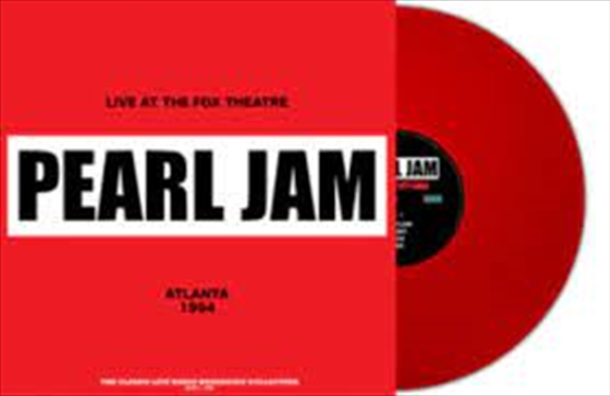 Live At The Fox Theatre In Atlanta 1994 (Red Vinyl)/Product Detail/Rock/Pop