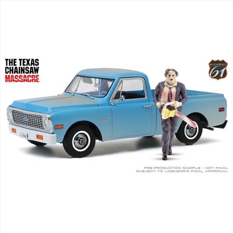 1:18 Texas Chainsaw Massacre w/Leather Face Figure 1971 Chev C-10 Movie/Product Detail/Figurines