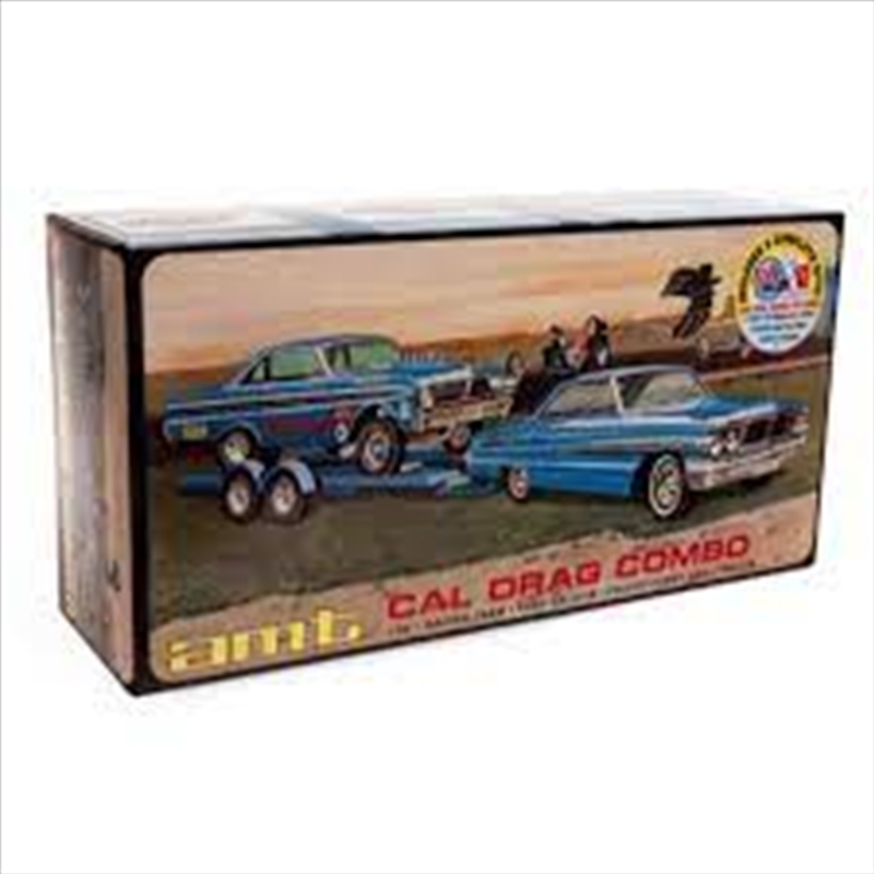 1:25 Cal Drag Combo 1964 Galaxie, AWB Falcon & Trailer Plastic Kit/Product Detail/Figurines