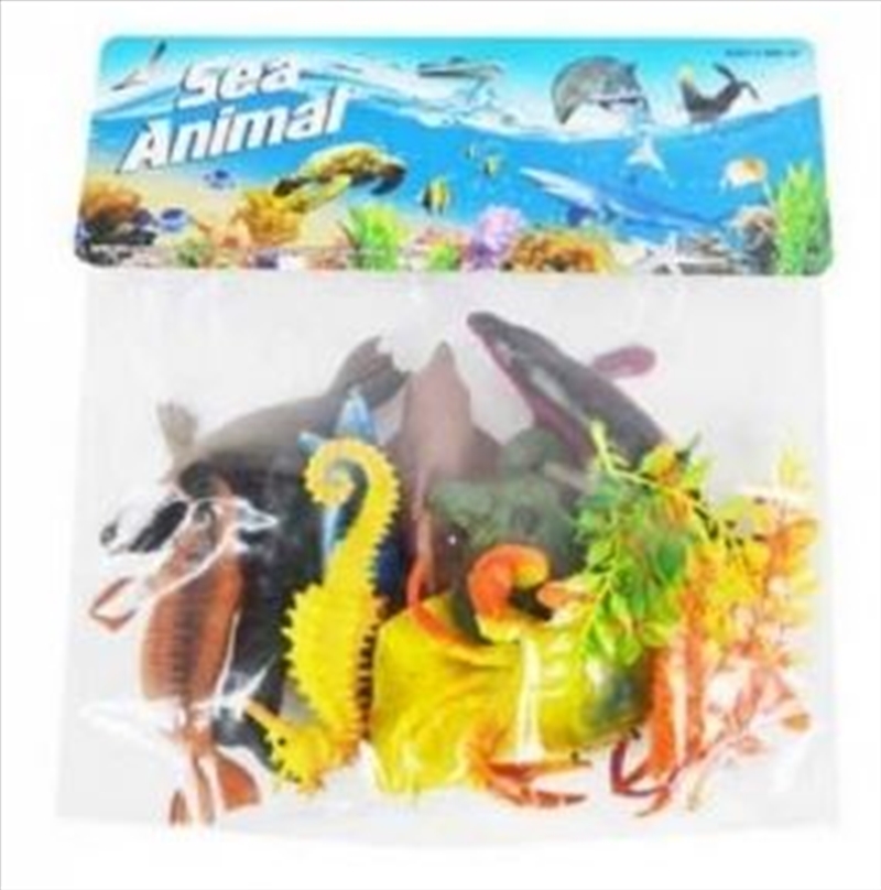 12pc Sea Animals In Bag/Product Detail/Toys