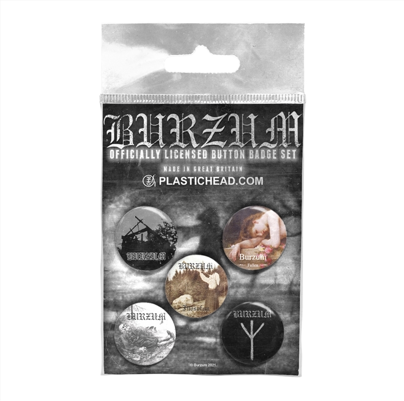 Burzum Button Badge Set 1/Product Detail/Buttons & Pins