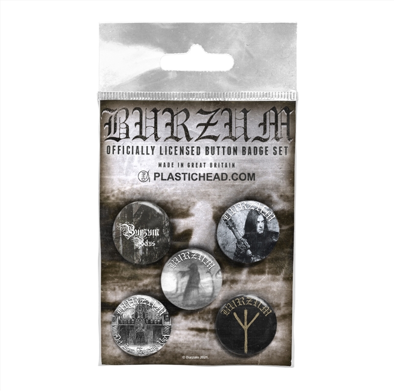 Burzum Button Badge Set 2/Product Detail/Buttons & Pins